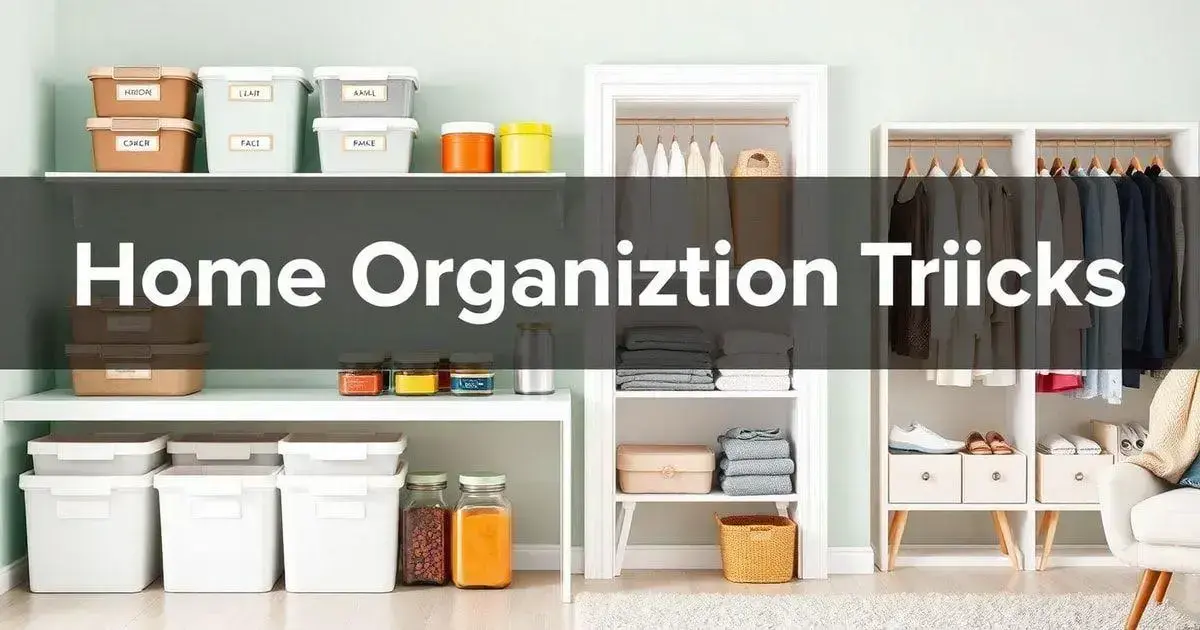 Home Organization Tricks