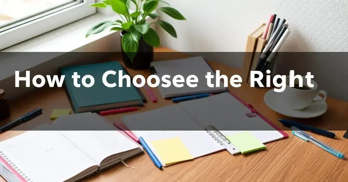 How to Choose the Right Planner