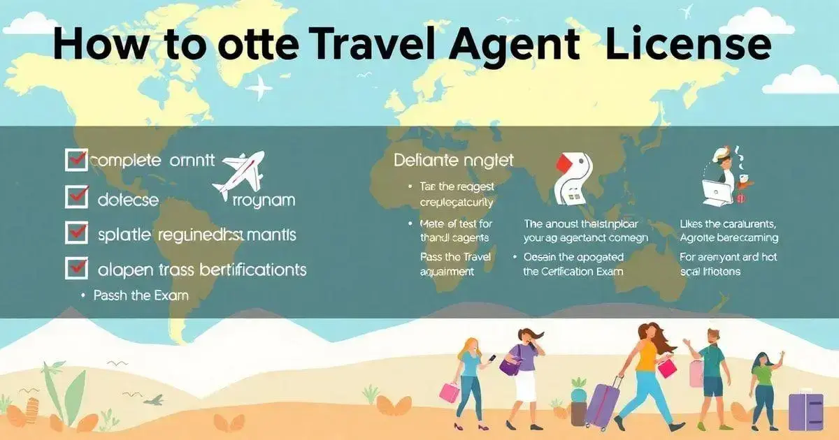 Steps to Obtain Your Travel Agent License