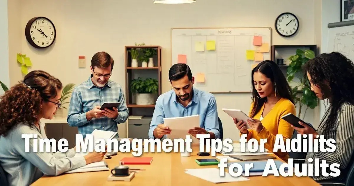 Time Management Tips for Adults