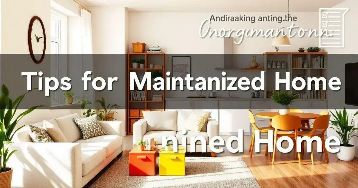 Tips for Maintaining an Organized Home